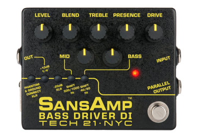 Tech21 SansAmp Bass Driver DI v2 i gruppen Stränginstrument / Effekter / Effektpedaler bas hos Musikanten i Umeå AB (10003327)