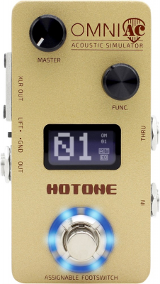 Hotone Omni AC Acoustic Simulator i gruppen Strnginstrument / Effekter / Effektpedaler gitarr hos Musikanten i Ume AB (114025)