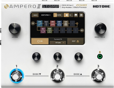 Hotone Ampero II Stomp i gruppen Strnginstrument / Effekter / Multieffekter bas hos Musikanten i Ume AB (115227)