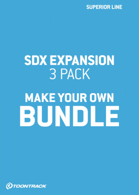 Toontrack SDX Value Pack - Download i gruppen Live & Studio / Studio / Mjukvara hos Musikanten i Ume AB (2-214072)