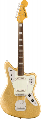 Squier Classic Vibe 70s Jaguar Limited Edition - Gold Sparkle i gruppen Strnginstrument / Gitarr / Elgitarr hos Musikanten i Ume AB (5-0374091518)