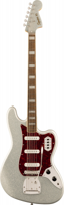 Squier Classic Vibe Bass IV Limited Edition - Silver Sparkle i gruppen Strnginstrument / Gitarr / Elgitarr hos Musikanten i Ume AB (5-0374582581)