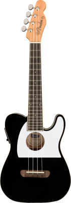 Fender Fullerton Tele Concert Ukulele - Svart i gruppen Strnginstrument / vriga strnginstrument / Ukulele hos Musikanten i Ume AB (5-0971653006)