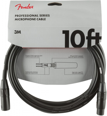 Fender Professional Microphone Cable - 3m