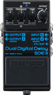 Boss SDE-3 Dual Digital Delay i gruppen Strnginstrument / Effekter / Effektpedaler gitarr hos Musikanten i Ume AB (7-SDE3)