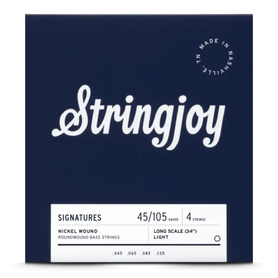 Stringjoy Signatures Bass 45-105 i gruppen Stränginstrument / Strängar / Elbassträngar hos Musikanten i Umeå AB (SJBA45105LS)