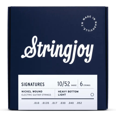 Stringjoy Signatures Electric 10-52 i gruppen Stränginstrument / Strängar / Elgitarrsträngar hos Musikanten i Umeå AB (SJHVY10)
