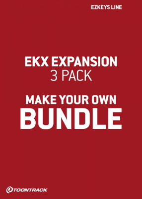 Toontrack EKX Value Pack - Download i gruppen Live & Studio / Mjukvara hos Musikanten i Ume AB (TT052)