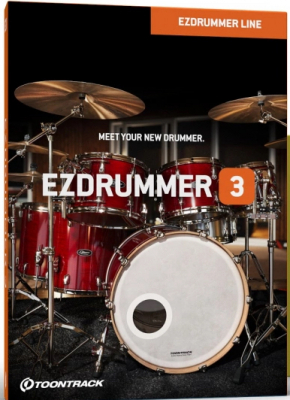 Toontrack EZdrummer 3 - Download i gruppen Live & Studio / Mjukvara hos Musikanten i Ume AB (TT528)