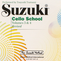 Suzuki Cello School CD Volume 3 & 4