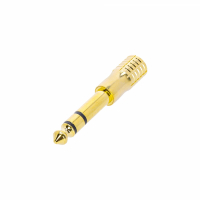 Adam Hall Hörlursadapter Gold 3.5mm-6.3mm