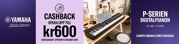 Yamaha Cashback kampanj på P-145.