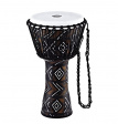 Meinl PADJ6-M-F 10'' Travel Rope Djembe Kanga Sarong Repstämd djembetrumma i syntetiskt material